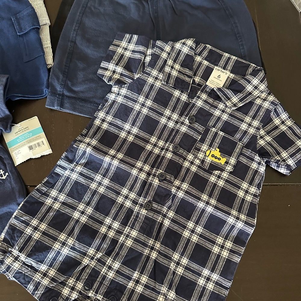 7 Piece Bundle! 6 Month! Top, Shorts, Romper! - Picture 3 of 7